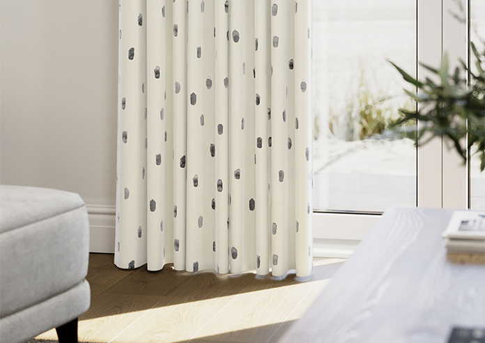Ink Spots, Grey - Made to Measure Curtains - Image 5